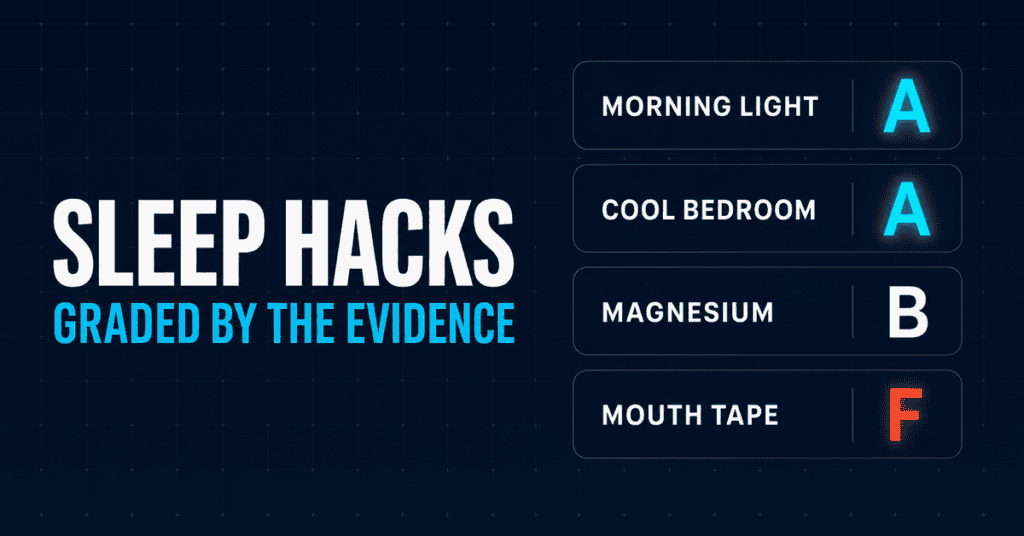 Best sleep hacks that actually work — graded report card