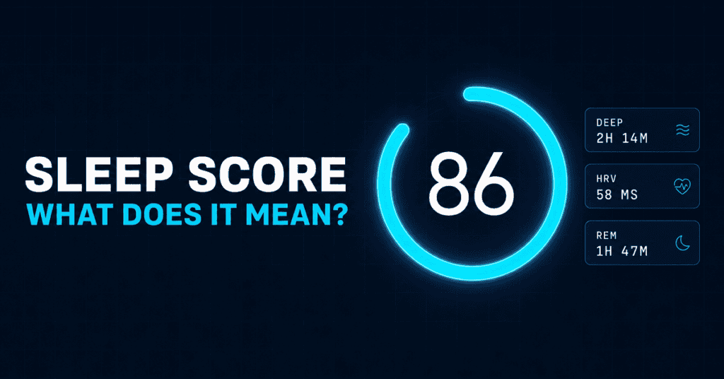 What does sleep score mean — wearable sleep score explained